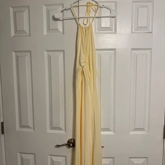 Peppermayo Just In Time Maxi Dress Yellow NWT - Picture 2 of 9